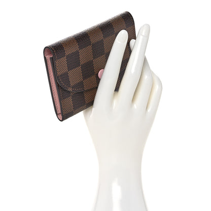 Louis Vuitton Damier Ebene Rosalie Coin Purse Rose Ballerine 2 of 10