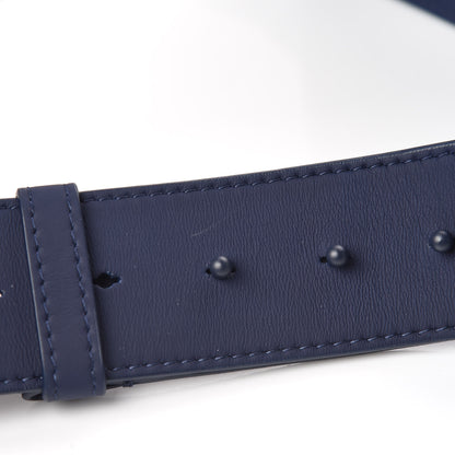 Christian Dior Ultra Matte Calfskin Dio(r)evolution Flap Bag Navy 10 of 12