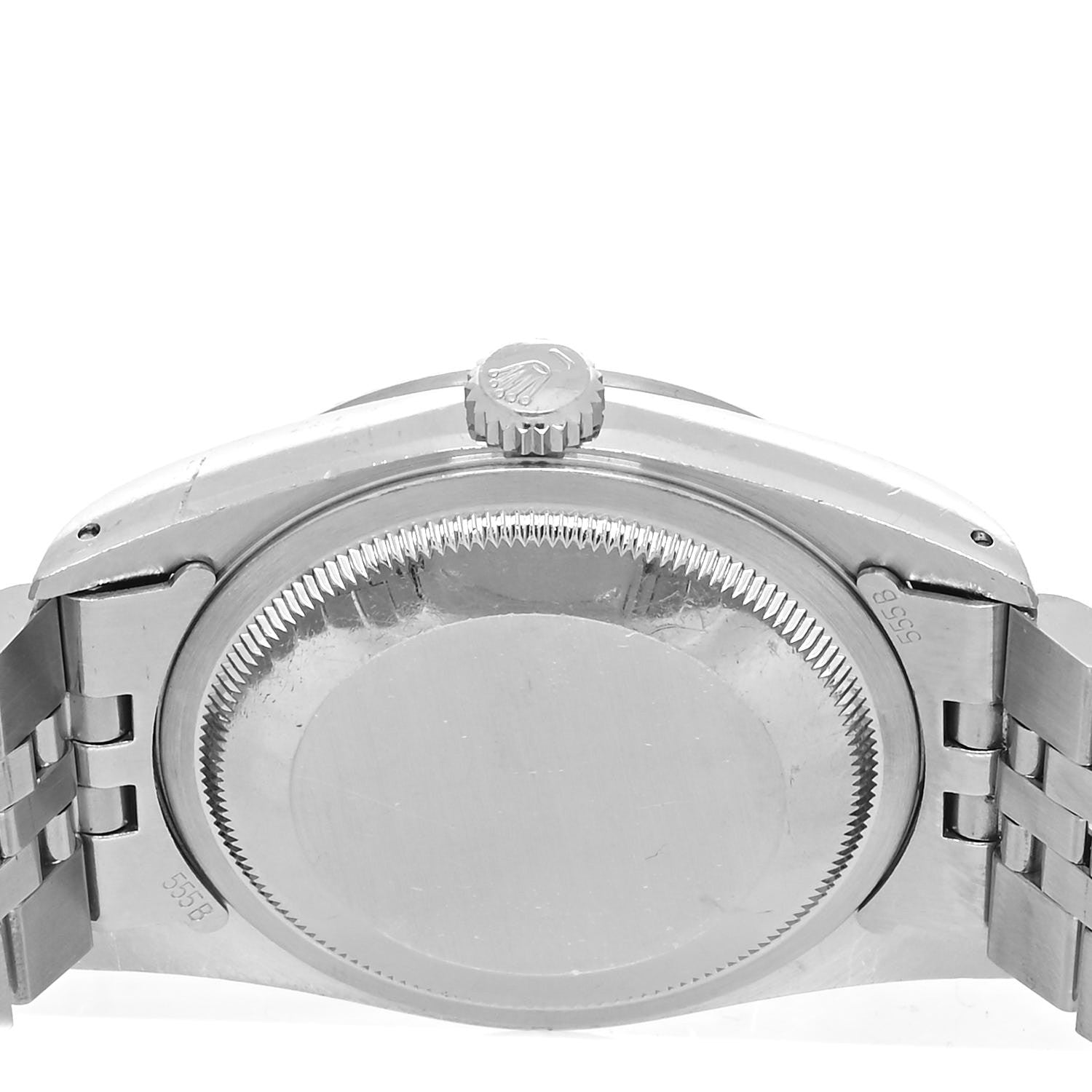 Rolex Stainless Steel 18K White Gold 36mm Oyster Perpetual Datejust Watch Silver 16234 4 of 4