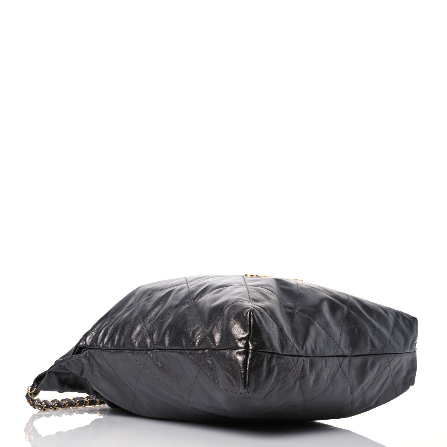 Chanel Shiny Calfskin Quilted Large Chanel 22 Grey 4 of 15
