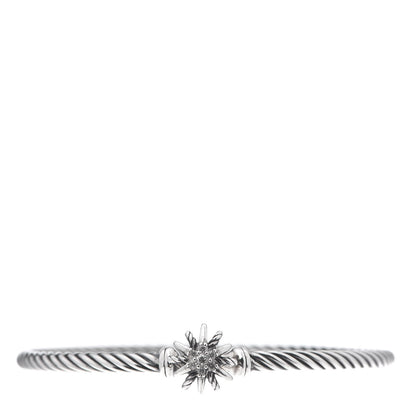 David Yurman Sterling Silver Diamond Starburst Bracelet 1 of 6