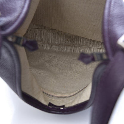 Hermes Taurillon Clemence Massai Cut 32 Raisin 5 of 9