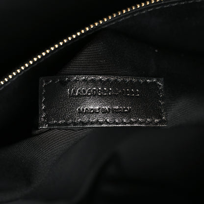 Saint Laurent Lambskin Quilted Sade Puffer Tote Black 7 of 9