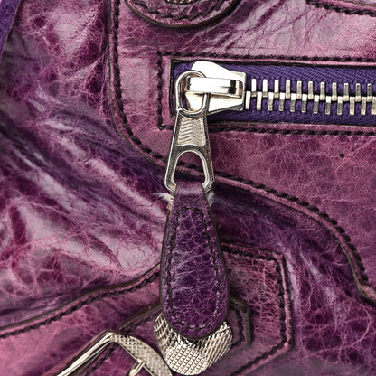 Balenciaga Agneau Giant 21 Silver Hardware City Raisin 17 of 21