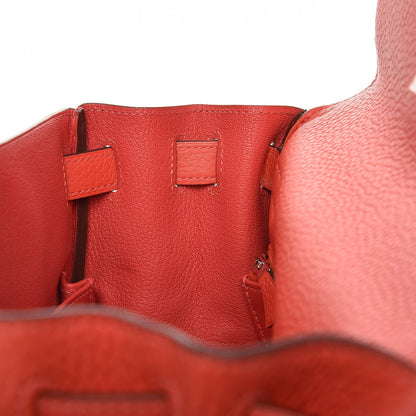 Hermes Taurillon Clemence Kelly Retourne 28 Rouge Pivoine 10 of 33
