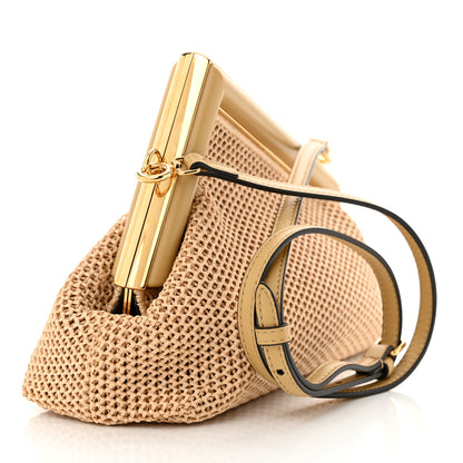 Fendi Raffia Nappa Macrame Small Fendi First Natural Sahara 3 of 11
