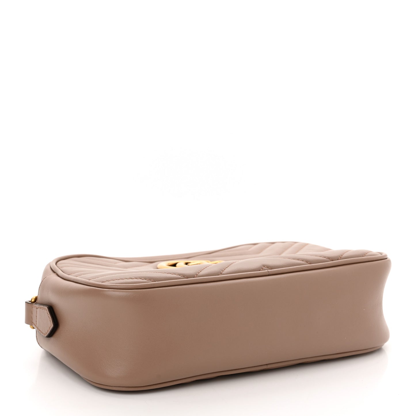Calfskin Matelasse Small GG Marmont Chain Shoulder Bag Porcelain Rose