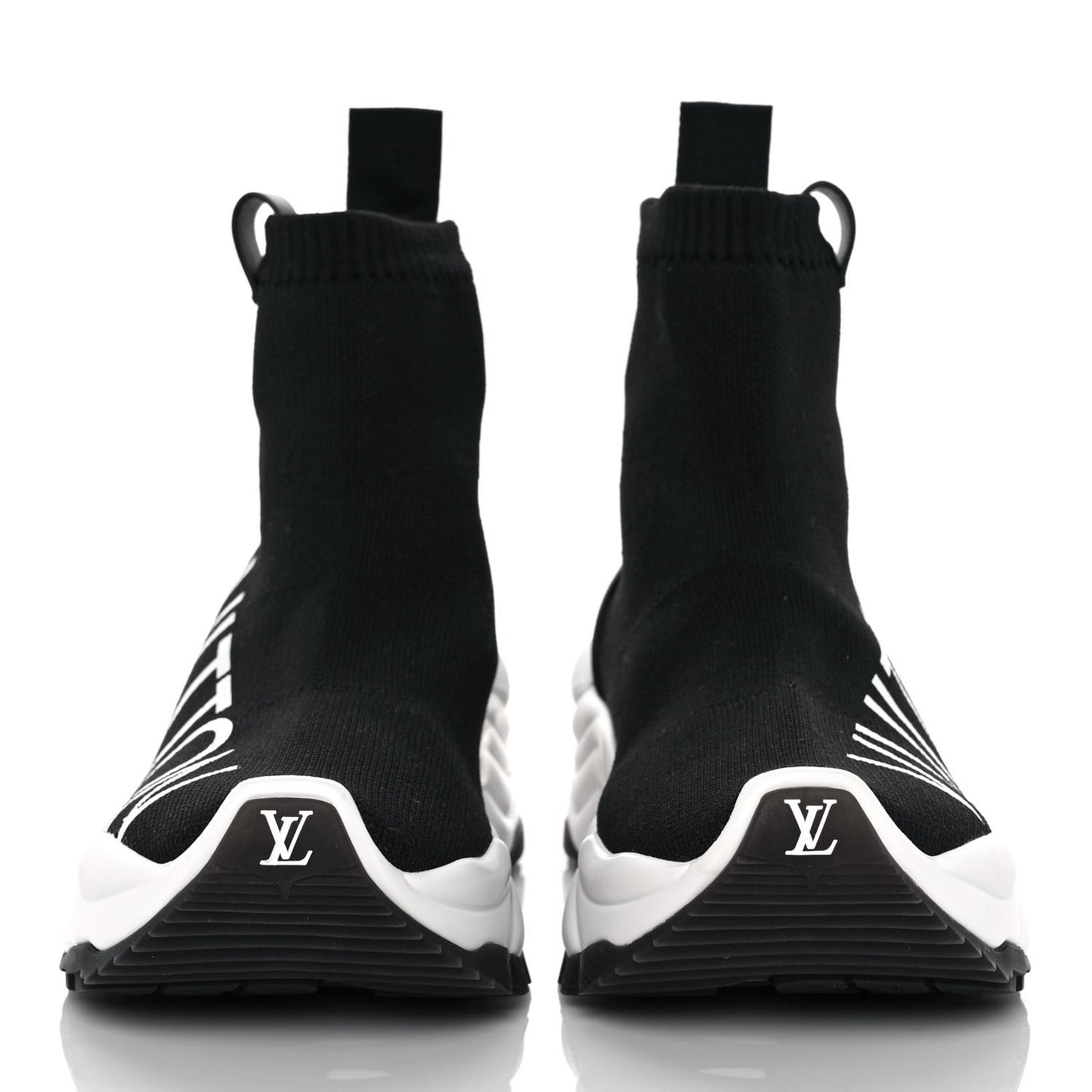 Stretch Fabric Run 55 Sneaker Boots 37 Black