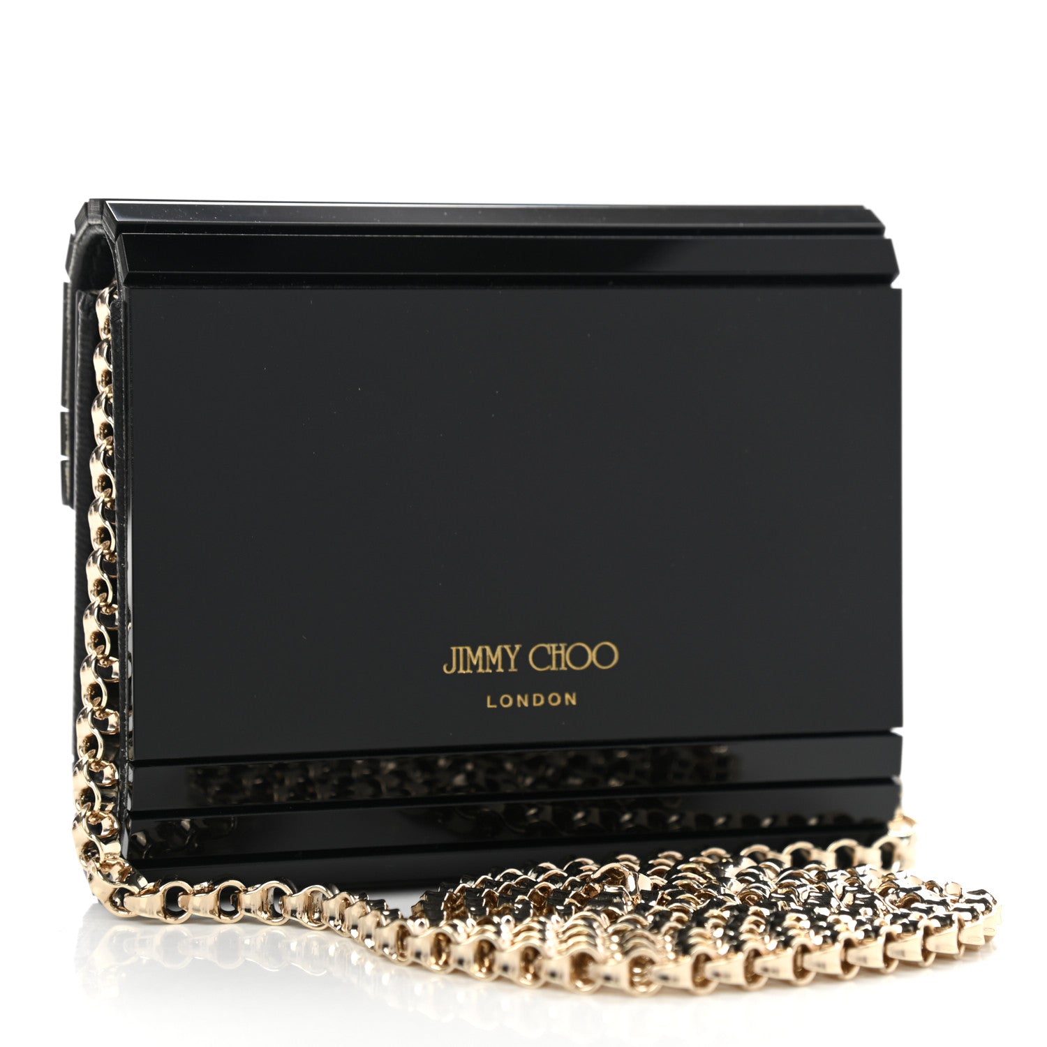 Jimmy Choo Acrylic Micro Candy Clutch Black 3 of 12