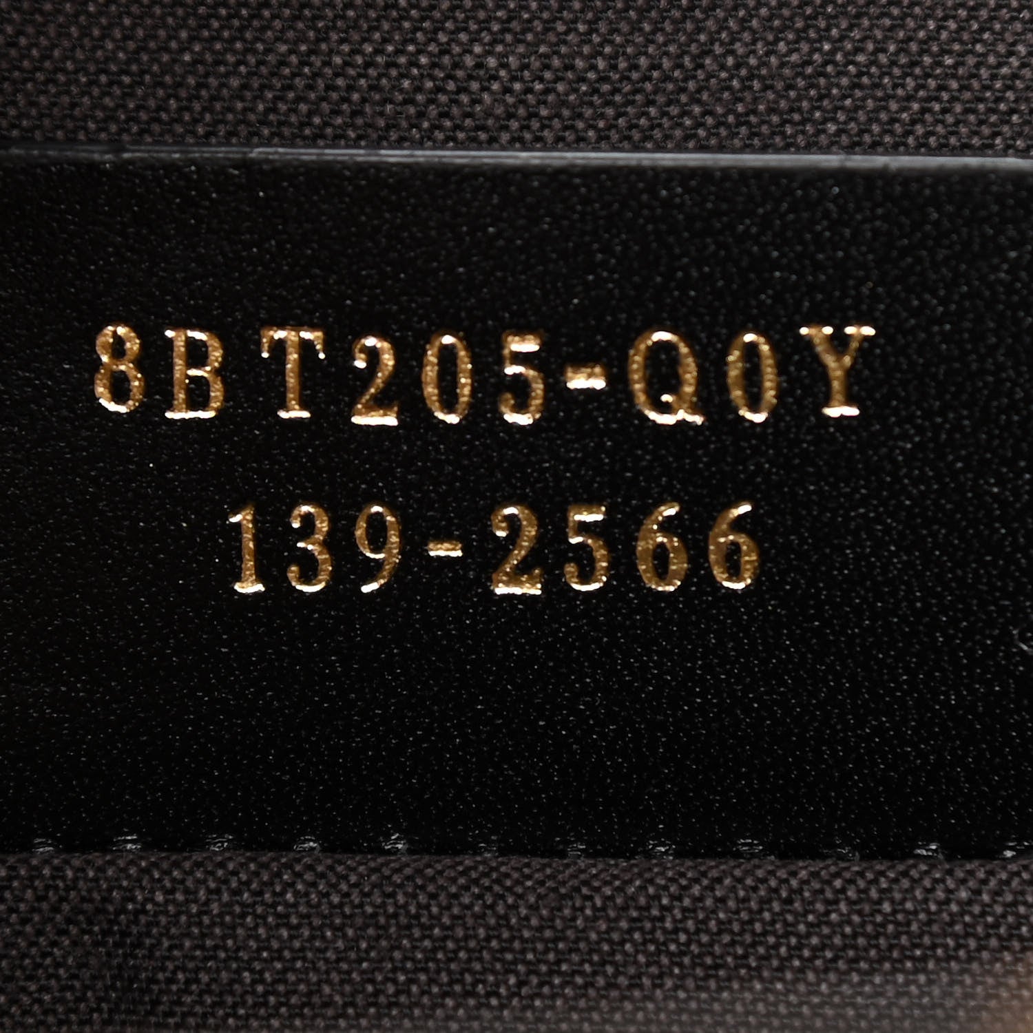 Fendi Grained Calfskin Pequin Embossed Medium Claudia Shoulder Bag Black 7 of 9