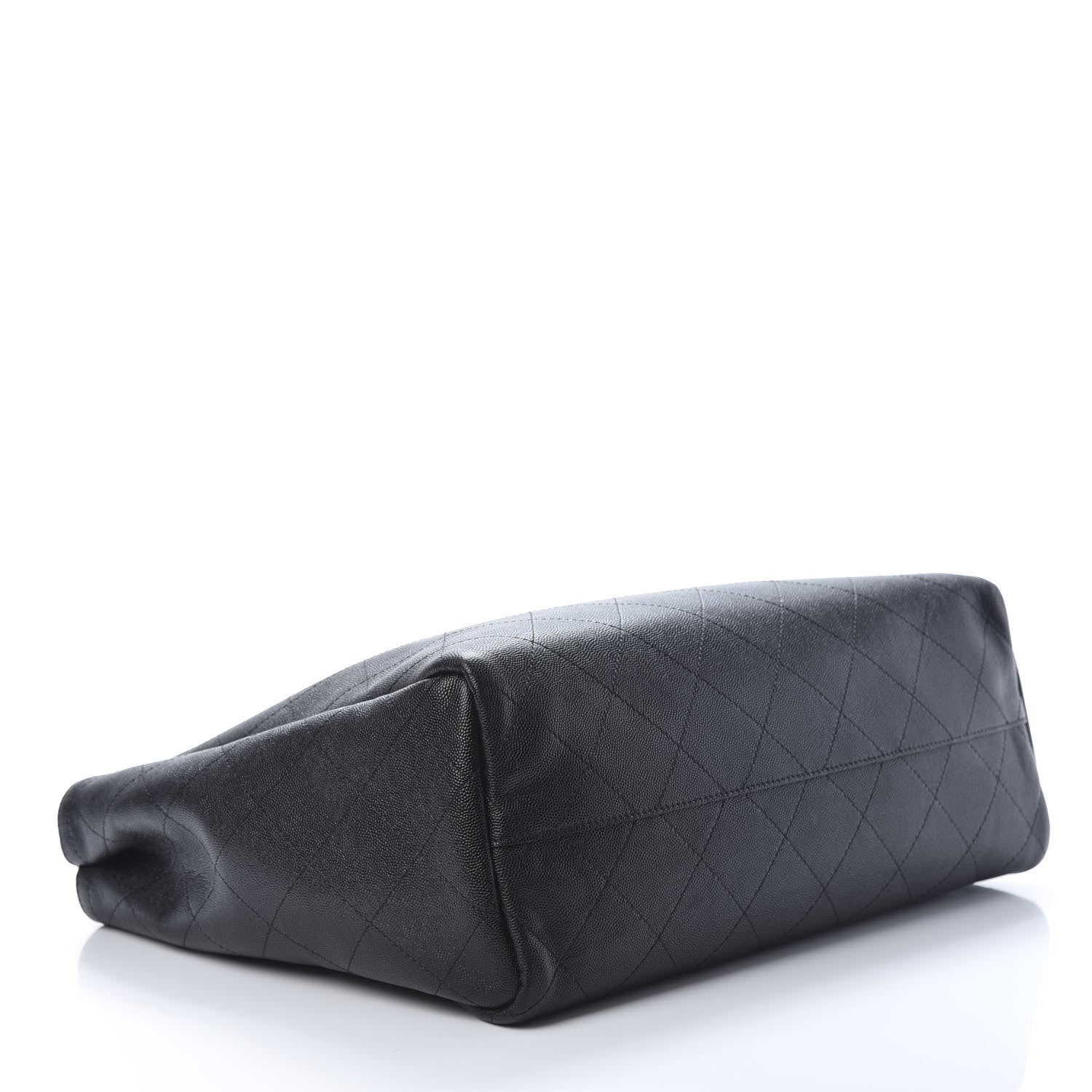 Chanel Caviar Stitched Large Shopping Tote Black 4 of 12