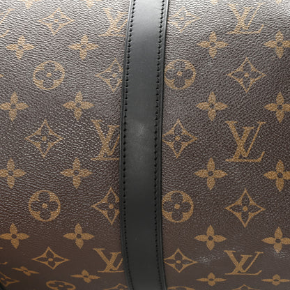 Louis Vuitton Monogram Macassar Keepall Bandouliere 45 12 of 13