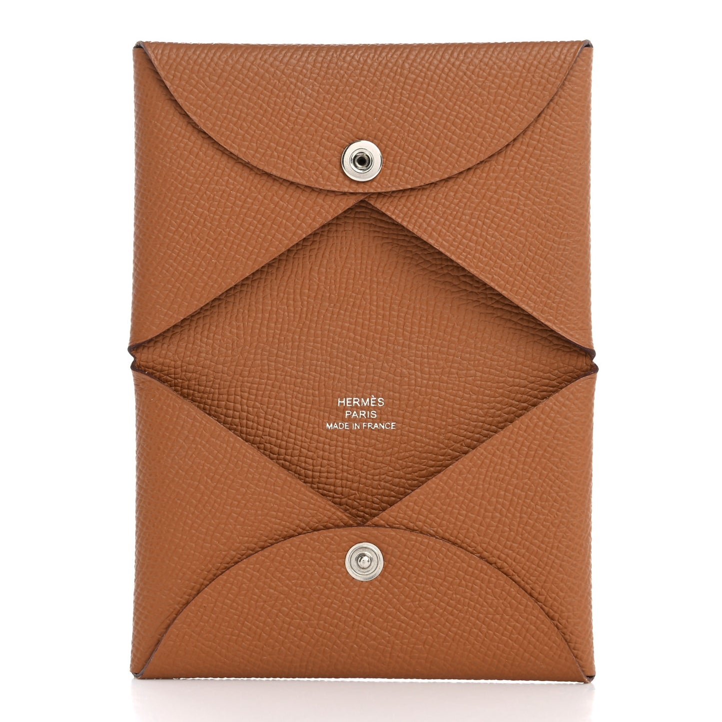 Epsom Calvi Card Case Gold