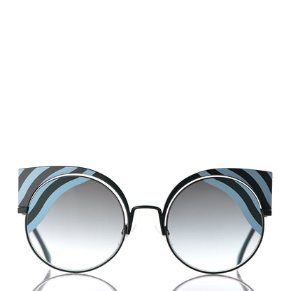 Fendi Hypnoshine Sunglasses FF 0215/S Matte Blue Green 2 of 8