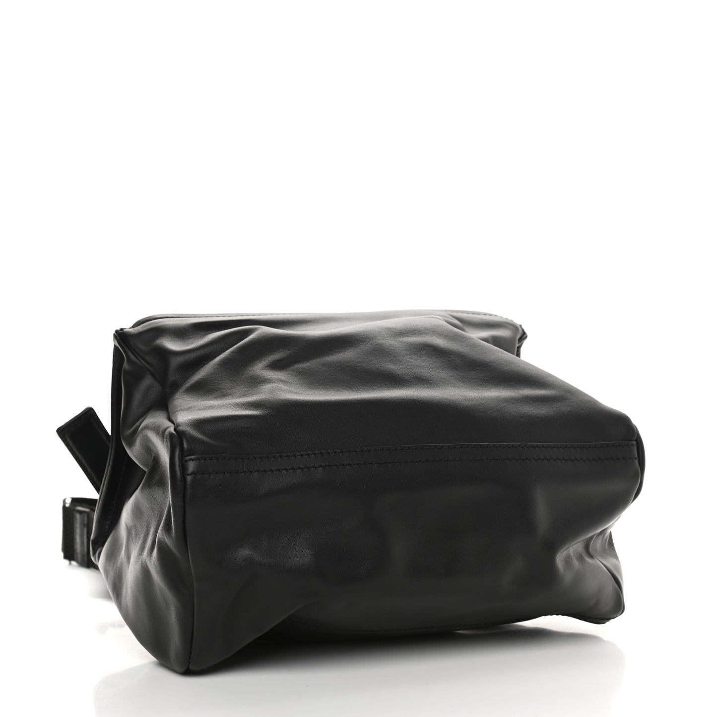 Calfskin Small Pandora Logo Strap Black