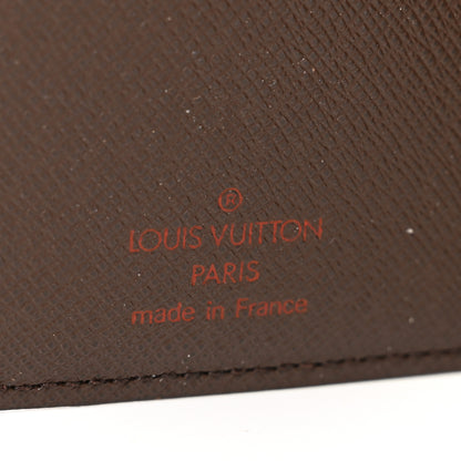 Louis Vuitton Damier Ebene Medium Ring Agenda Cover 6 of 9