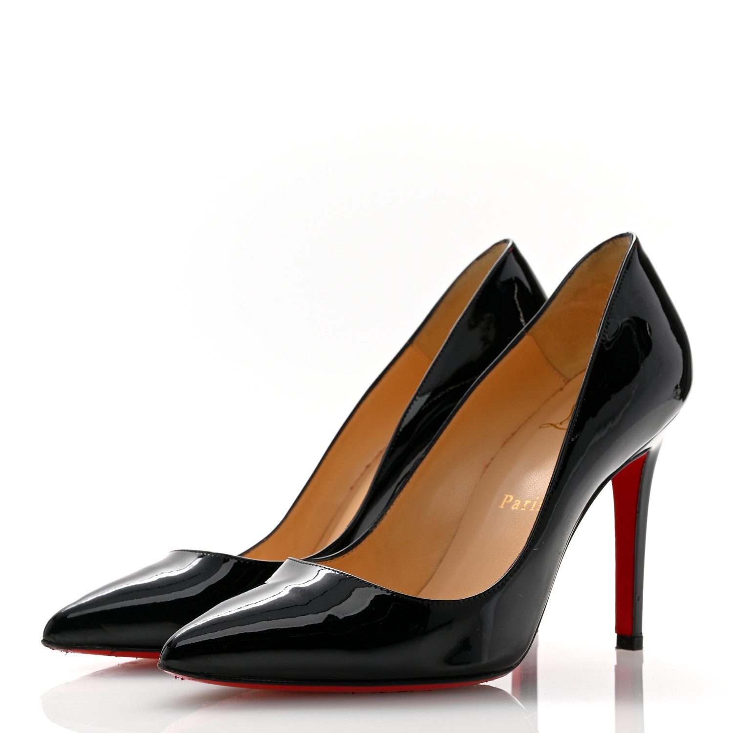 Christian Louboutin Patent Pigalle 100 Pumps 36.5 Black 4 of 11