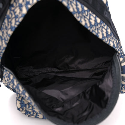 Christian Dior Oblique Diortravel Backpack Blue 4 of 9