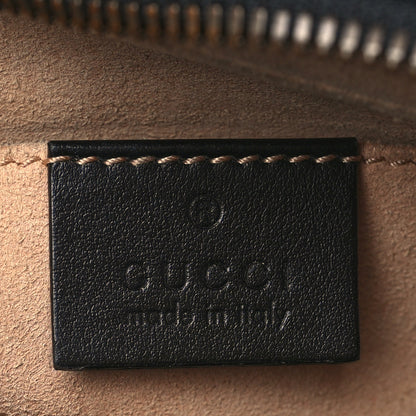 Gucci Calfskin Matelasse Small GG Marmont Chain Shoulder Bag Black 6 of 7