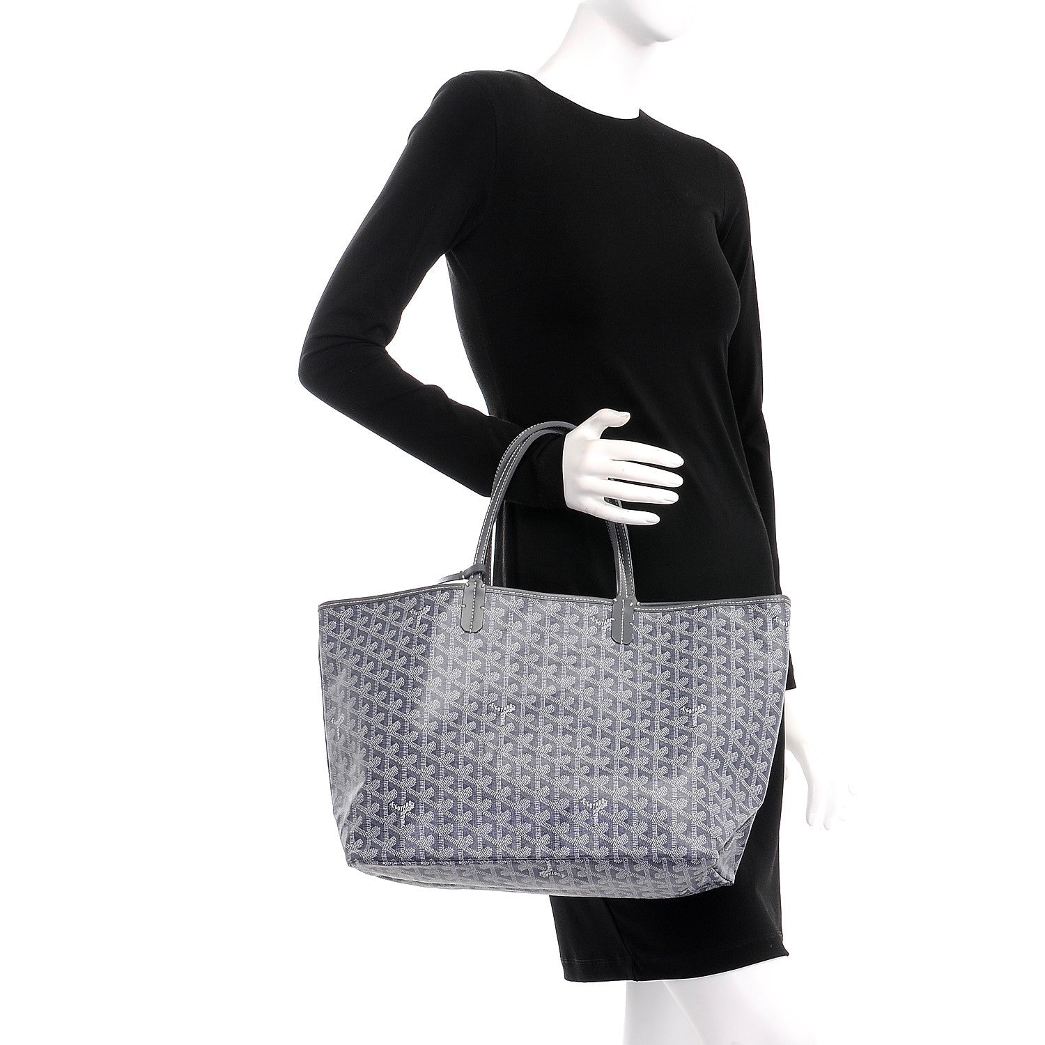 Goyard Goyardine Saint Louis PM Grey 2 of 8