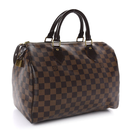 Louis Vuitton Damier Ebene Speedy 30 3 of 11
