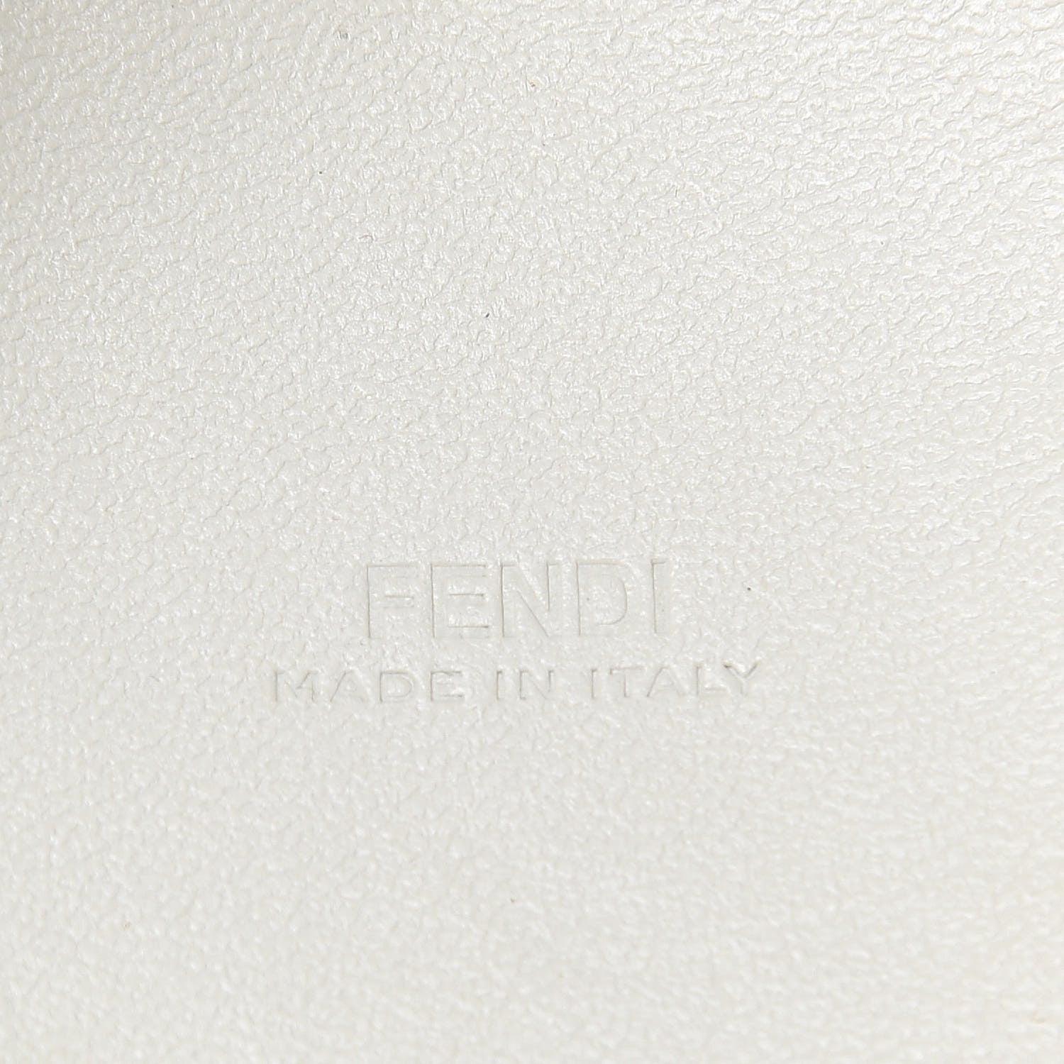 Fendi X FILA Calfskin Mania Tote Charm White Blueberry Multicolor 3 of 6