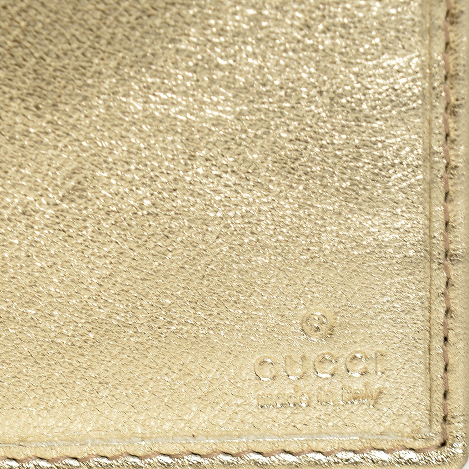 Gucci Monogram Abbey Continental Wallet Gold 7 of 8