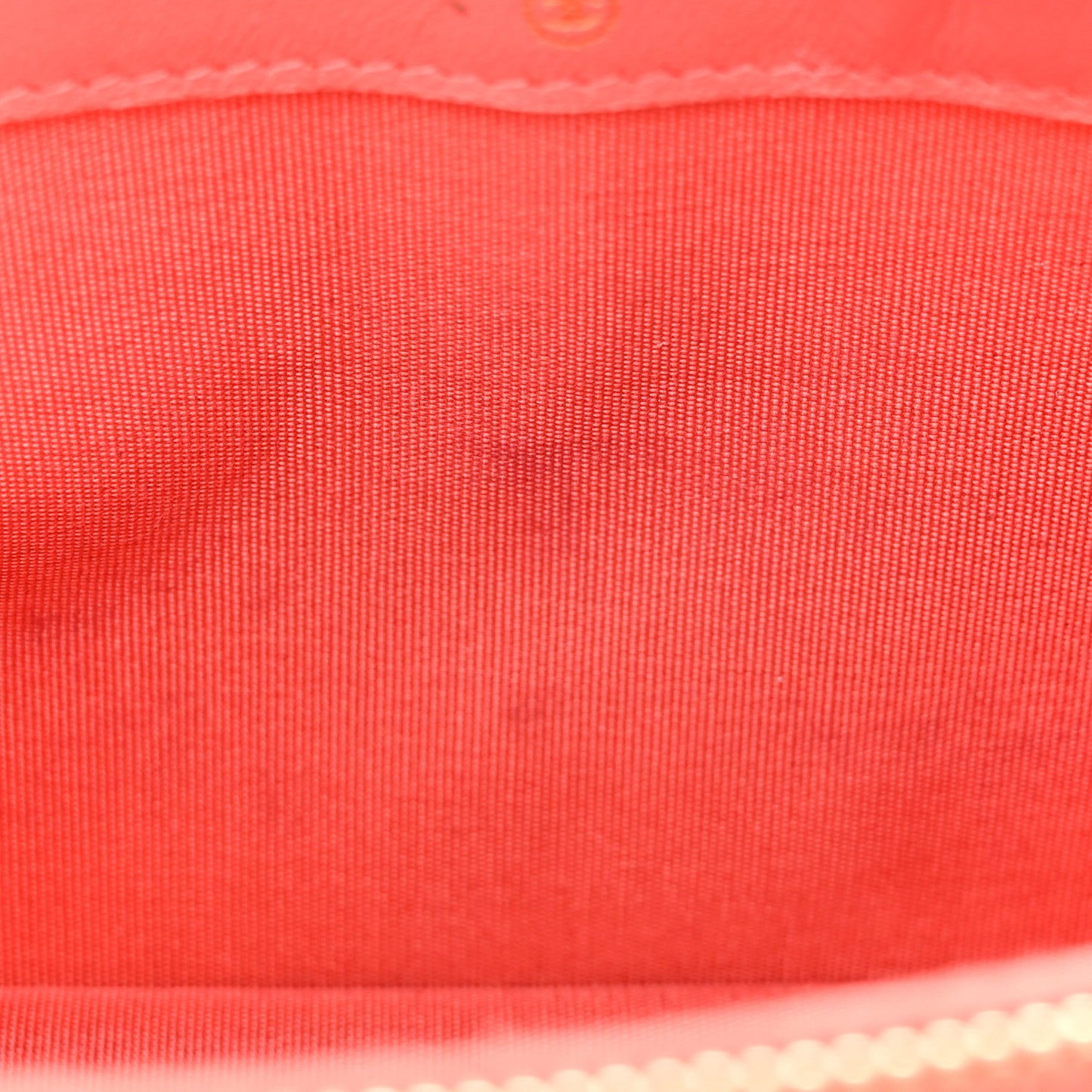 Lambskin Quilted Small Boy Clutch With Chain Coral