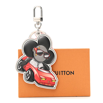 Louis Vuitton Monogram Eclipse Sporty Car Vivienne Bag Charm Key Holder Multicolor 5 of 5