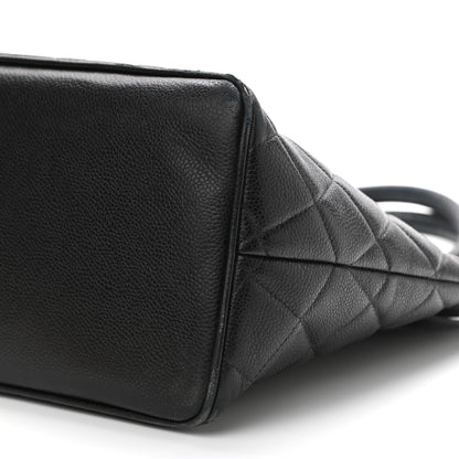 Chanel Caviar Quilted Medallion Tote Black 11 of 20