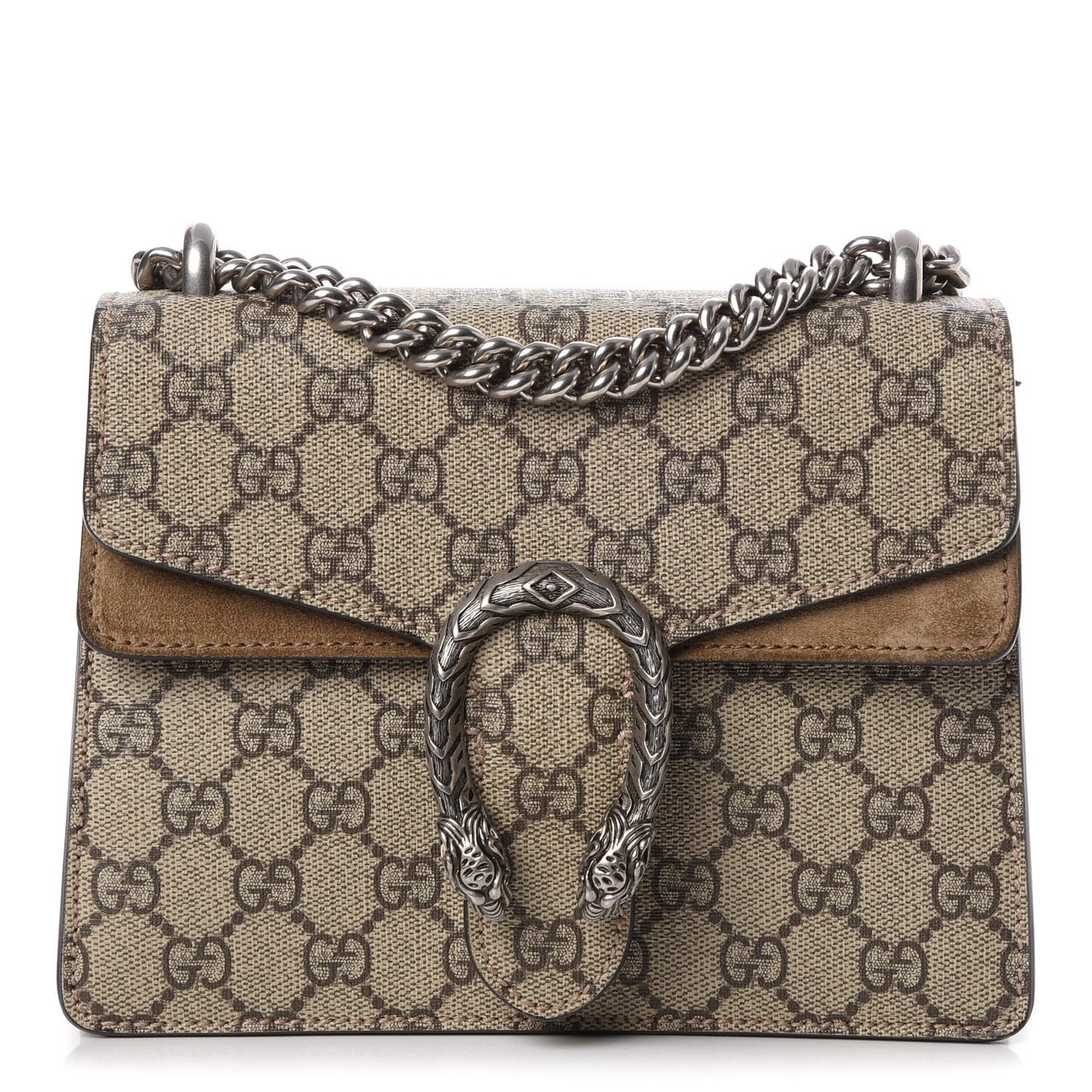 GG Supreme Monogram Mini Dionysus Shoulder Bag Taupe