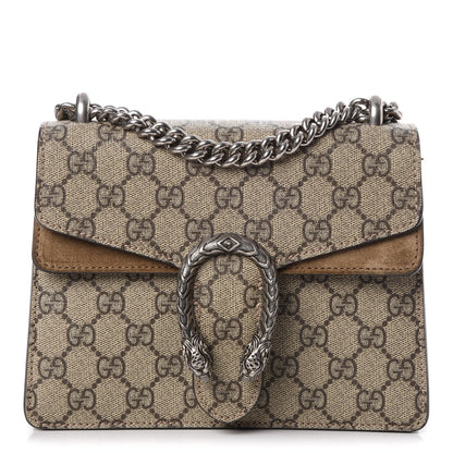 Gucci GG Supreme Monogram Mini Dionysus Shoulder Bag Taupe 1 of 8