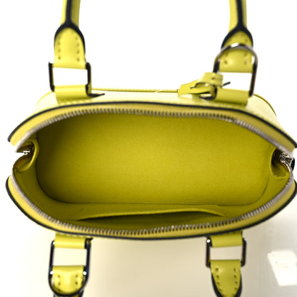 Louis Vuitton Epi Jacquard Alma BB Yellow Citron 5 of 8