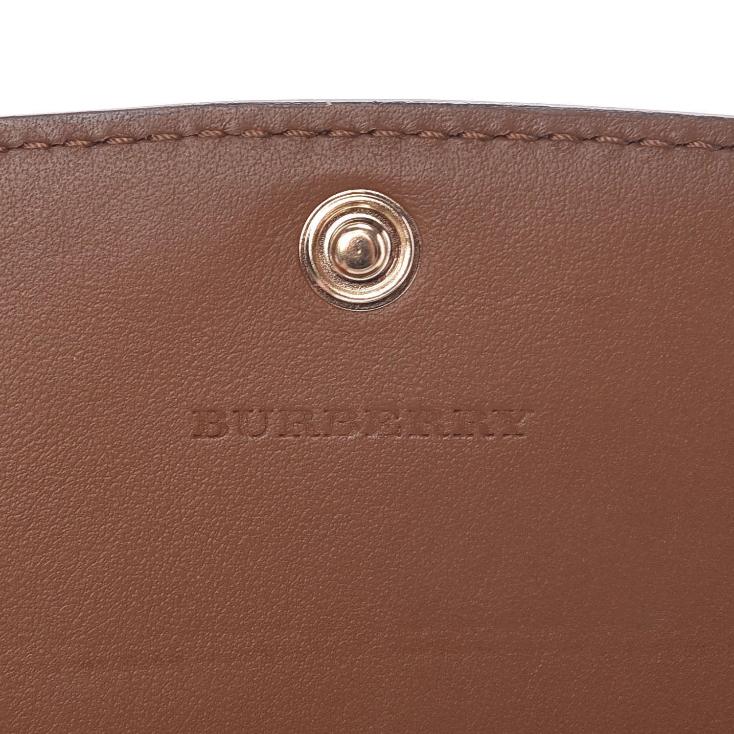 Burberry Haymarket Check Halton Wallet Tan 6 of 9