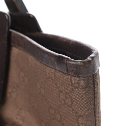Gucci Monogram Canvas Tote Dark Brown 9 of 9