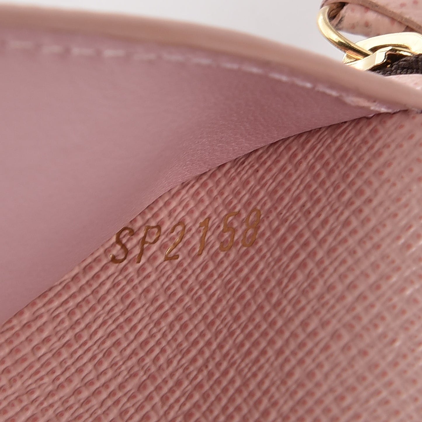 Damier Ebene Victorine Wallet Rose Ballerine
