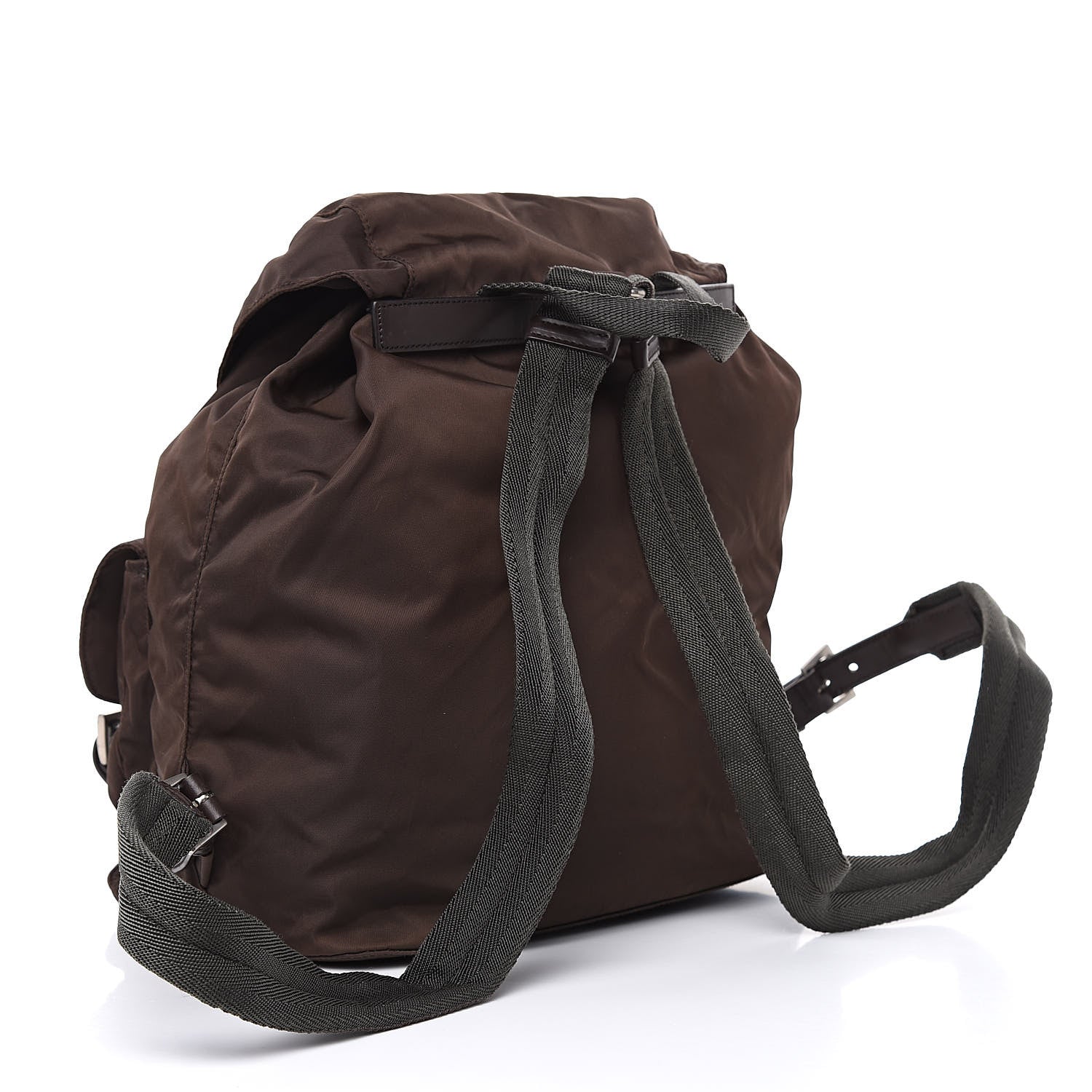 Prada Tessuto Nylon Medium Vela Backpack Ebano 3 of 12