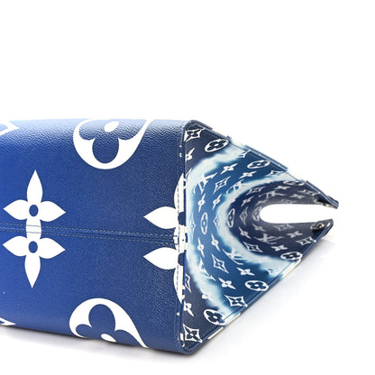 Louis Vuitton Monogram Escale Onthego GM Blue 9 of 10