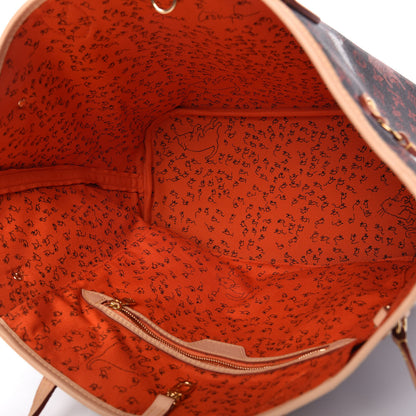 Louis Vuitton Catogram Neverfull MM Marron 5 of 9