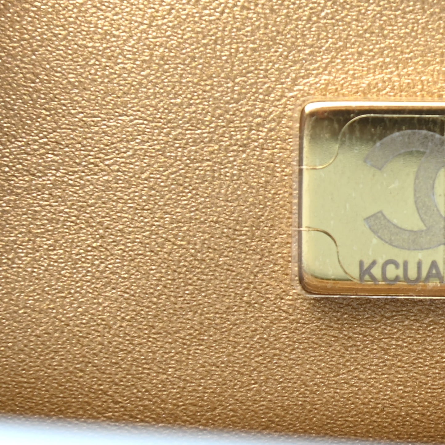 Lambskin Quilted Mini Pearl Crush Flap Light Blue