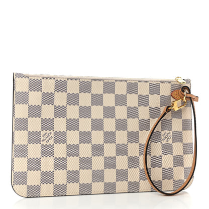 Louis Vuitton Damier Azur Braided Neverfull MM GM Pochette 3 of 6