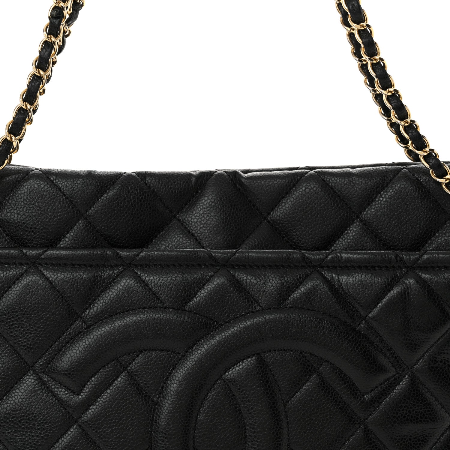 Chanel Caviar Quilted Timeless CC Soft Tote Black 8 of 14