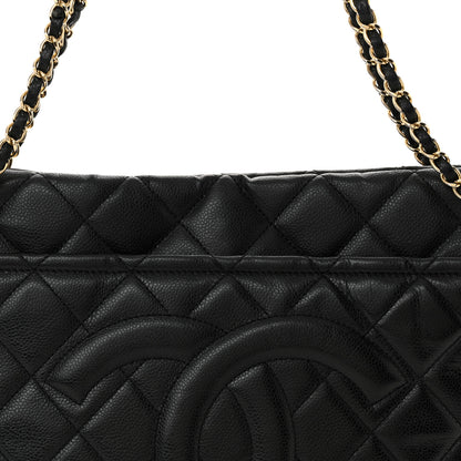 Chanel Caviar Quilted Timeless CC Soft Tote Black 8 of 14