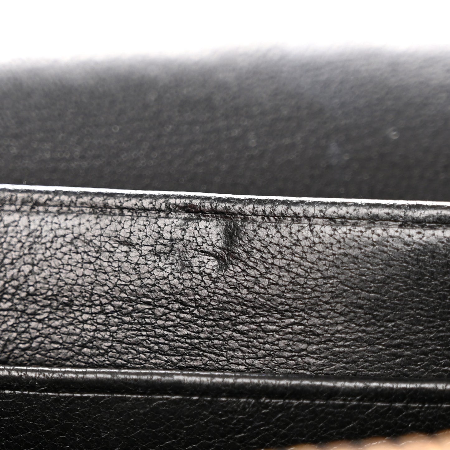 Lambskin Matelasse Monogram Large Vicky Continental Wallet Black