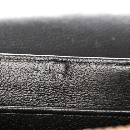 Saint Laurent Lambskin Matelasse Monogram Large Vicky Continental Wallet Black 13 of 14