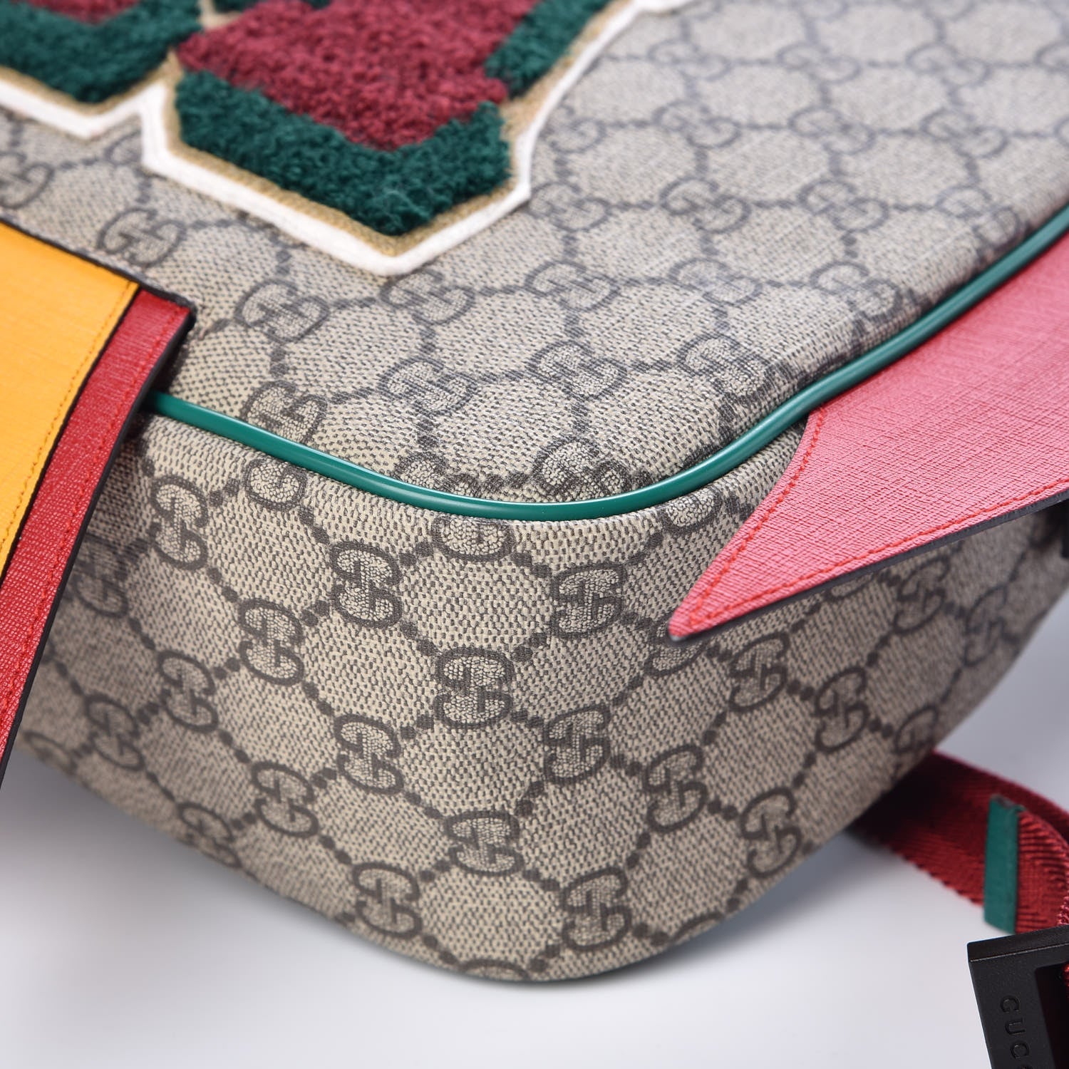 Gucci GG Supreme Monogram Small UFO Embroidered Children's Rocketship Backpack 9 of 9