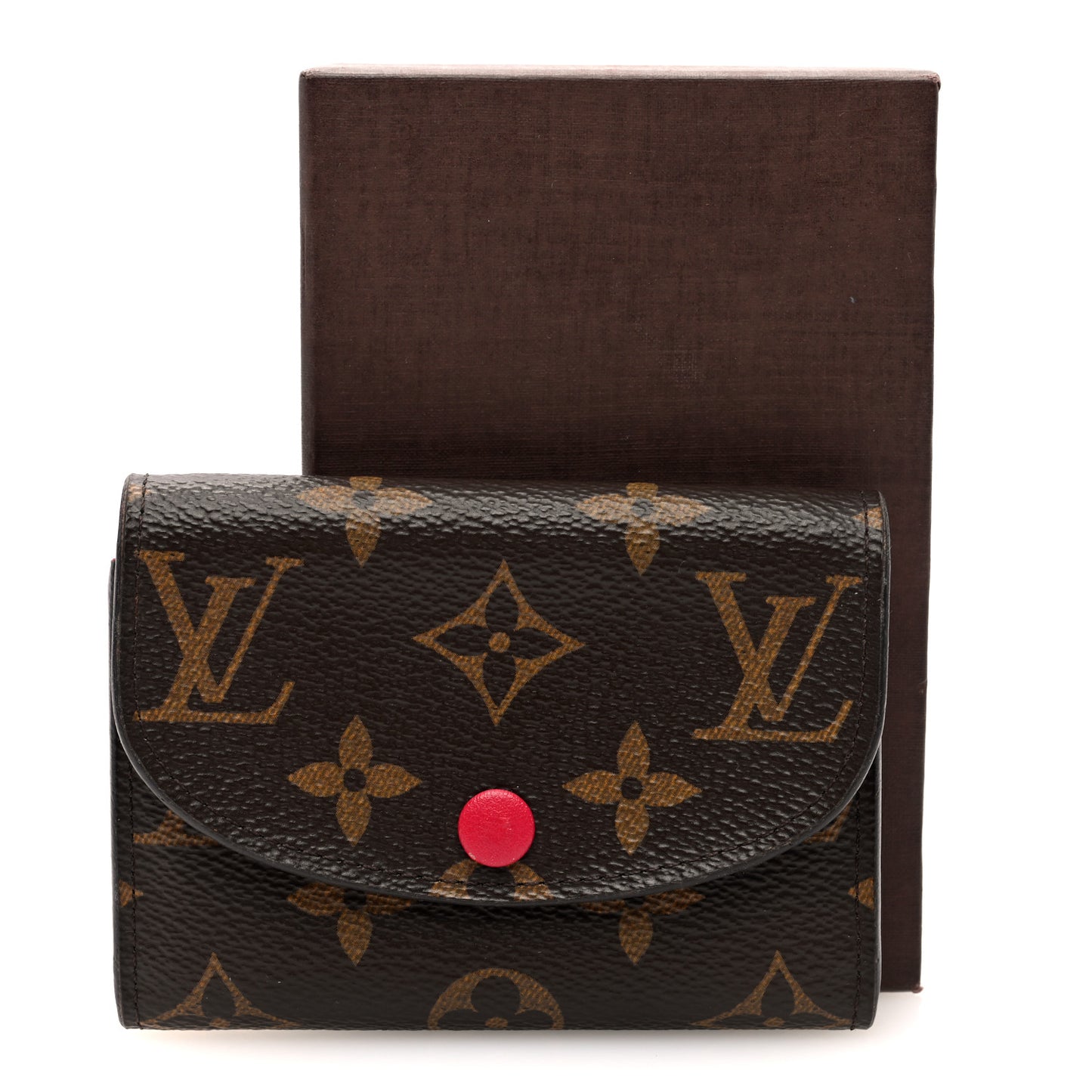 Monogram Rosalie Coin Purse Fuchsia