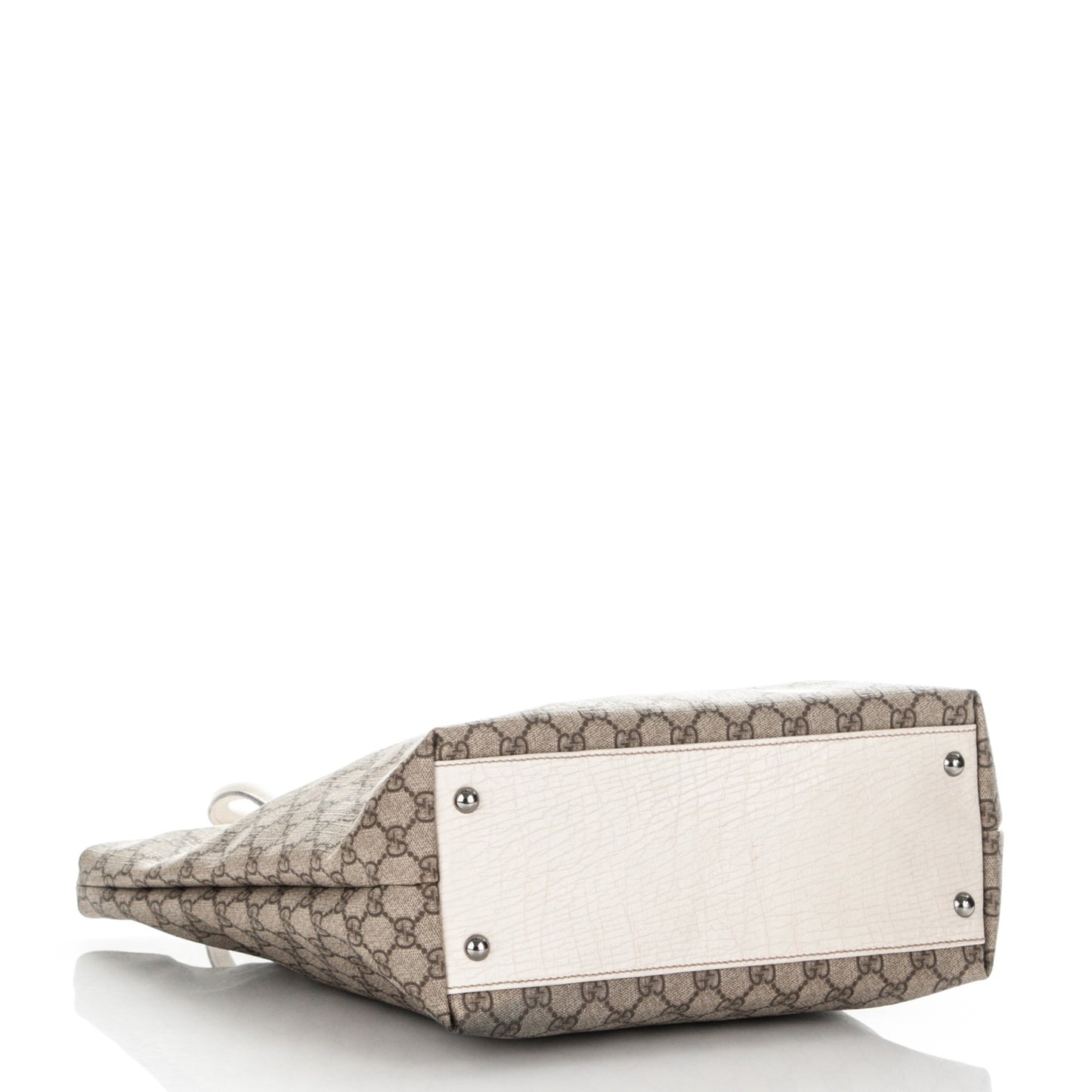 GG Plus Monogram Small Vertical Tote Off White