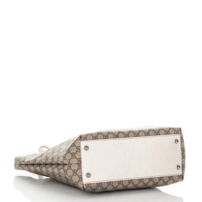 Gucci GG Plus Monogram Small Vertical Tote Off White 4 of 8