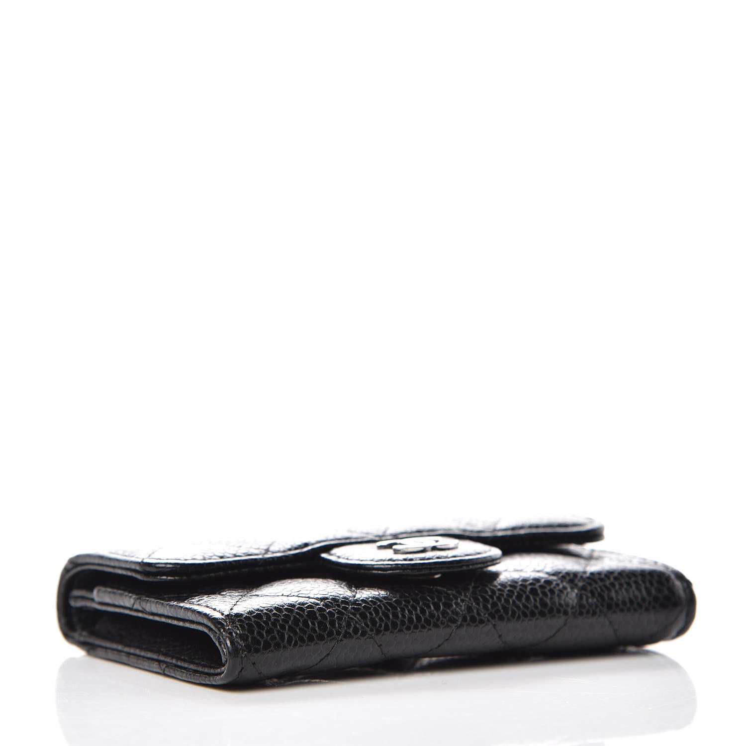Chanel Caviar Quilted Flap Card Holder Black 4 of 8